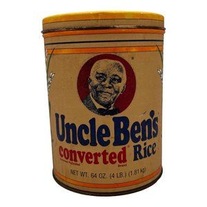 Vintage Uncle Ben's Converted Rice Tin 1985 Great condition